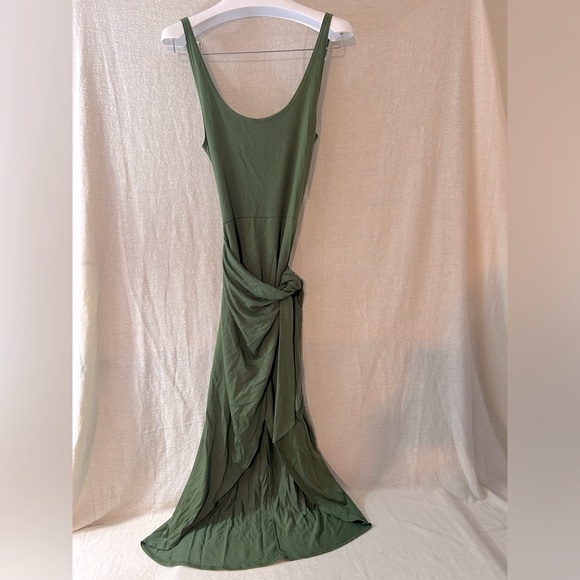 Reformation Kaila Knit Sleeveless Wrap Dress - Picture 1 of 6